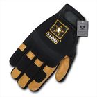 U07-arm-blk-03 Gloves Black Rapdom Army Mechanic Large