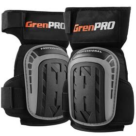 Grenpro 339049273801 Professional Knee Pads For Work Heavy Duty Thick Foam Tools P