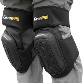 Grenpro 762849689876 Professional Knee Pads For Work Heavy Duty Thick Foam Tools