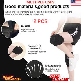 6718 Gyinere 2pcs Knee Pads For Unisex Gardening Flooring Cleaning Climbing Construction Work