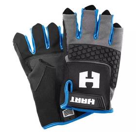 Hhppgfl1 Hart New Fingerless Impact Utility Gloves Medium