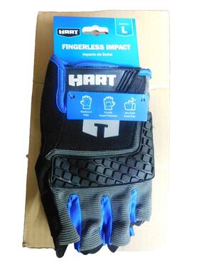 Hhppgfl2 Hart Fingerless Impact Glove- Large