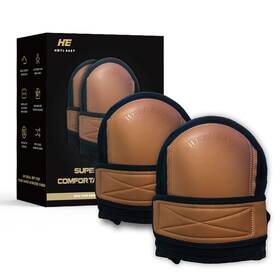 He-1001-b1 Hmyl Easy Super Soft Leather Knee Pads For Work With Wide Single Non-slip Strap Shorts