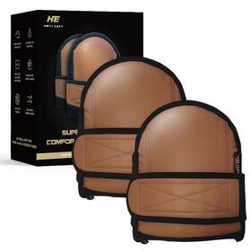 Hm-1001-bn Hmyl Easy Super Soft Knee Pads For Work Replaceable Inner Cushion Design Leather
