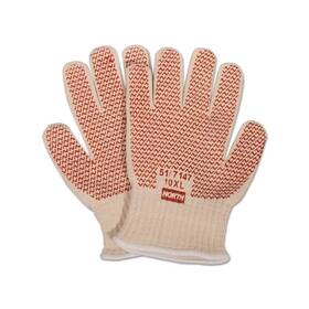 517147 Honeywell North Grip N Hot Mill Nitrile Coated Glove Cotton Natural White