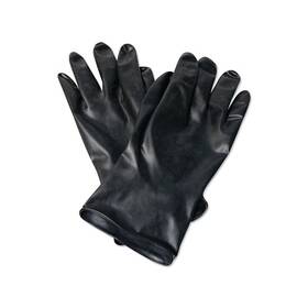 B1318 Honeywell North Chemical Resistant Butyl Glove Size 8 Black 13 Mil Smooth