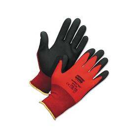 Nf118m Honeywell North Northflex Red Nf11 Foam Pvc Fingers/palm Coated Gloves Medium