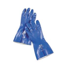 Nk8039 Honeywell North Nitri-knit Supported Nitrile Gloves Pinked Cuff