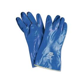 Honeywell North Nk803in/12 Nitri-knit Supported Nitrile Gloves Blue Large - 6 Per Pk