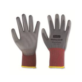 We21-3313g-9 Honeywell We21-3313g-9/l Workeasy Gloves 3313g Nitrile Palm Coating Large Gray/red