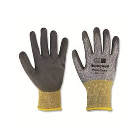 We22-7313g-9 Honeywell We22-7313g-9/l Workeasy Gloves 7313g Nitrile Palm Coating Large Gray/yellow