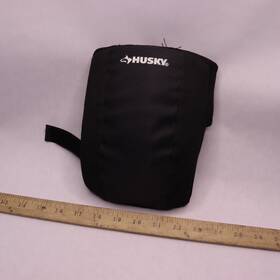 1h-226 Husky Non-marring Knee Pads Fabric Cap Foam Polyester Black 8 Inch X 6