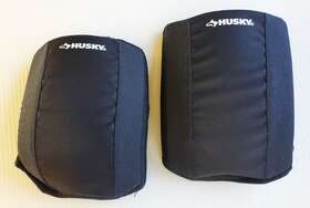 Husky 644323119911 Flooring Work Knee Pads Nylon Adjustable Fits All Barely Used