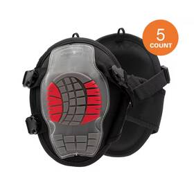 Husky 711181459715 Gel Soft Cap Construction Work Knee Pads 5-pair