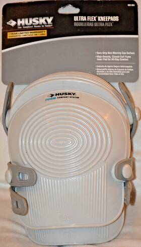 805969 Husky Ultra Flex Kneepads Foam Comfort System 2006 Nos New Homedepot Rubb