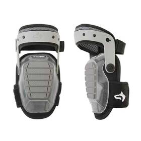 Hd00742 Husky Gray Gel Soft Cap Articulating Hinge Knee Pad With Adjustable Straps