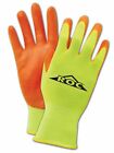 Hv14410 Magid Glove Safety Roc Nylon Orange Polyurethane Palm Coating Knit