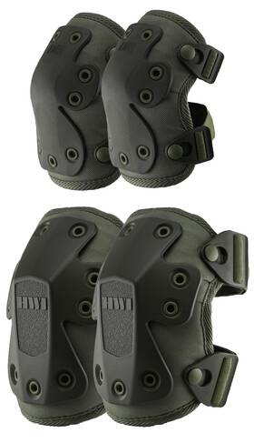 Nge-ngk300 Hwi Gear Heavy Duty Elbow Knee Pads Adjustable Protective For Outdoor Hunting Work