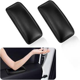 Dian-2907 Ihotder 2pcs Car Knee Cushion Soft Leather Door Armrest Pad For Leg Elbow