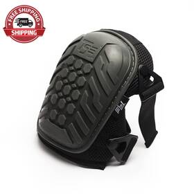 Inc 313097325322 Heavy Duty Professional Knee Pads Double Strap And Adjustable Clips Hex Pro Kne