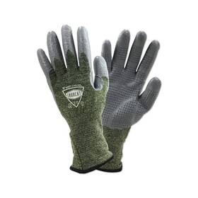 6100l Ironcat 6100 Coated Welding Gloves Fr Silicone Large Gray/green - 1 Per Pr