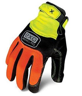 Exo-hza-05-xl Ironclad 1-pair Xl Exo Hi-viz Abrasion Gloves