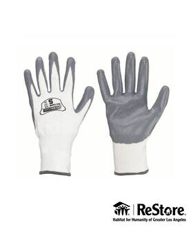 Ikc5-bas-05-l Ironclad Knit Cut Level 5 Gloves Nitrile Palm Gray Pack Of 7 L