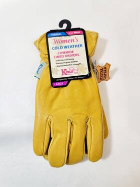98rlw Kinco 035117986152 Womens Lined Deerskin Leather Ranch And Work Glove Large