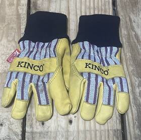 1927kw-ks Kinco Childs Lined Ultra Suede Cold Weather Glove With Knit Wrist