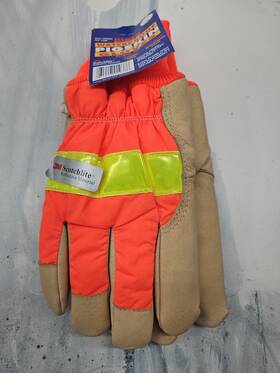 1938kwp-l Kinco High Visibility Orange Waterproof Pigskin Gloves Large