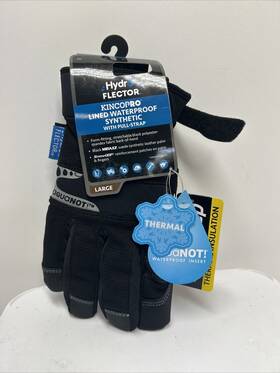 2051-l Kinco Mens Lined Cold Weather Waterproof Gloves With Thermal Lining Large