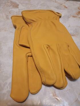 81hk-m Kinco Grain Buffalo Leather Ranch And Work Gloves Medium