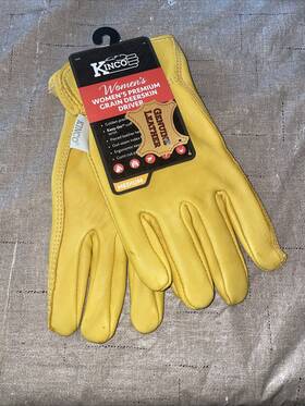 90w-m Kinco 90w Unlined Premium Grain Deerskin Leather Driver Womens Glove