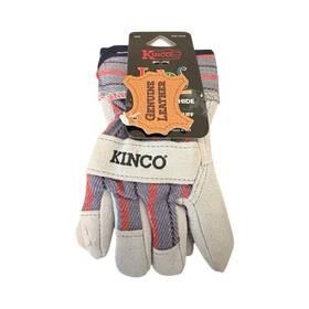 Kid899 Kinco Kids Small Leather Work Gloves Cowhide Palm Safety Model 1500