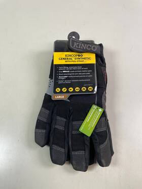 2041-l Kinco Llc Padded Work Gloves Synththetic Leather Palm Xtremegrip Glove Large