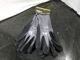 60590 Klein Tools 2-pair Knit Dipped Gloves Cut Level A4 Touchscreen X-large