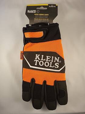60621 Klein Tools - Winter Thermal Synthetic Leather Gloves Xlarge Nwt