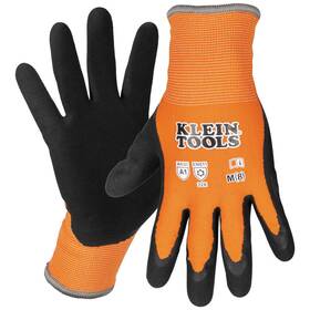 60835 Klein Tools Winter Knit Dipped Gloves Cut Level A1 Touchscreen Medium