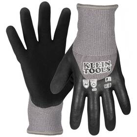 60838 Klein Tools Winter Knit Dipped Gloves Cut Level A4 Touchscreen Medium