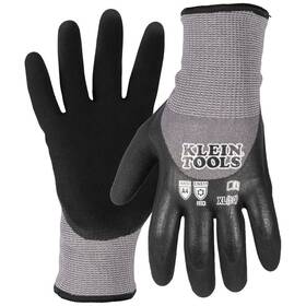 60840 Klein Tools Winter Knit Dipped Gloves Cut Level A4 Touchscreen X-large