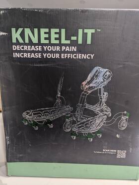 Kneel It 860001269413 V-3 Rolling Knee Pads Open Box Ships Free Rk