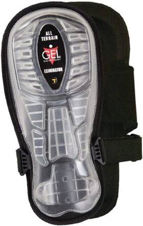 El777 Kneepads Inc 313085280251 Gel Eliminator Knee Pads With Adjustable Sliding Strap Black