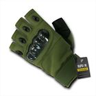 T42-pl-olv-05 Knuckle Drab Rapdom Finger Olive 2x Glove
