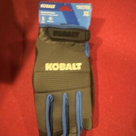 5021788 Kobalt Xl Flexible Work Gloves Black Blue Adult Hand Protection