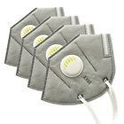 Kouzhao-4 Pack-grey Muryobao Mouth Mask Anti Pollution Unisex Outdoor Protection Layer
