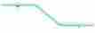 Kt-0134-618zsn John Sterling Wave Glass Shelf Kit Satin Nickel 6-inch By 18-in 077355080827