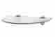 Kt-0134-812sn John Sterling Shelf Curved Glass Satin Nickel Wall Kit 885566707439