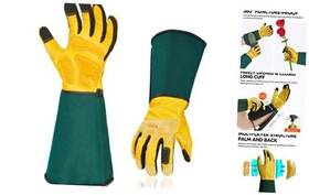 Ca7472-un Laborsing Safety Products Inc. Work Gloves Men Extra-long Cuff Unisex X-large 1 Pair - Yellow Green