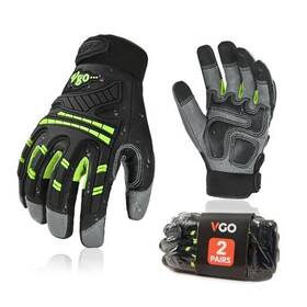 Ga8954fw-bro Laborsing Safety Products Inc. Heavy Duty Work Gloves Men Goat Leather Water Repellent Rigger Anti