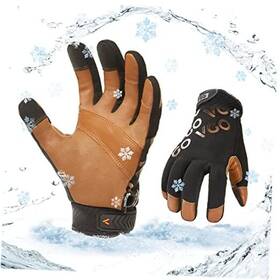 Ga9603fw-br-l Laborsing Safety Products Inc. 1-pair -4 Or Above 3m Thinsulate C100 Winter Warm 1 Pair - Large Brown